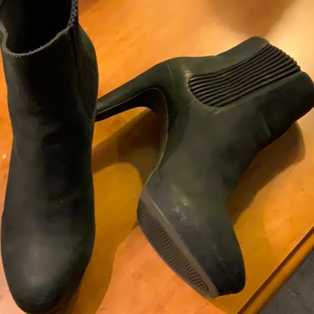 Women’s Ecco platform Navoi black stiletto Chelsea boot size 39